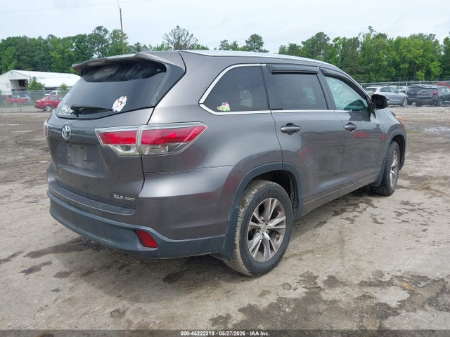 Toyota Highlander Xle V6 2015 5TDJKRFH5FS095189 Image 4
