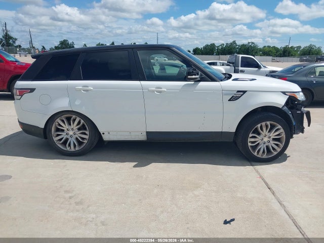 Aukcja sprzedaży 2015 Land Rover Range Rover Sport 3.0l V6 Supercharged Hse, vin: SALWR2VF2FA604508, numer aukcji: 45222394