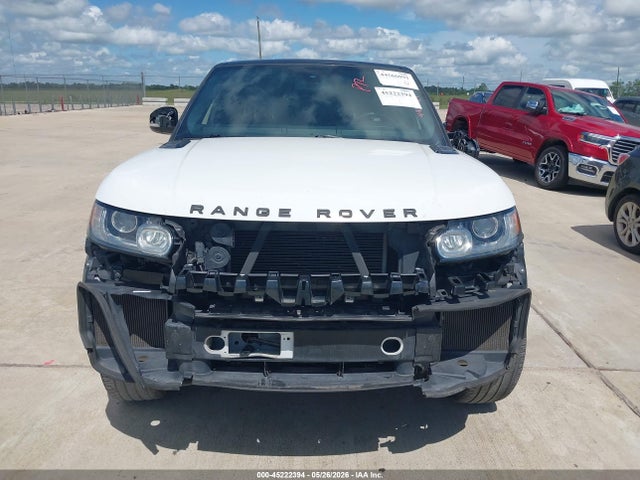 Aukcja sprzedaży 2015 Land Rover Range Rover Sport 3.0l V6 Supercharged Hse, vin: SALWR2VF2FA604508, numer aukcji: 45222394