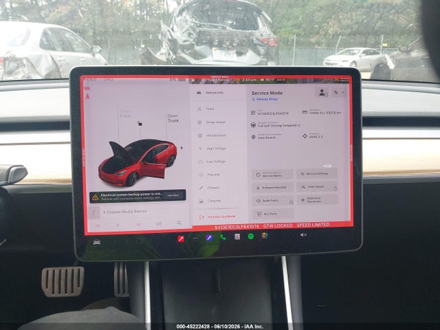 45222428 :رقم المزاد ، 5YJ3E1EC3LF641074 vin ، 2020 Tesla Model 3 Performance Dual Motor All-wheel Drive مزاد بيع