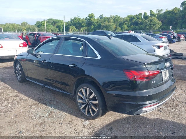 Продажа на аукционе авто 2022 Audi A4 Premium 40 Tfsi Quattro S Tronic, vin: WAUABAF49NN004604, номер лота: 45222438