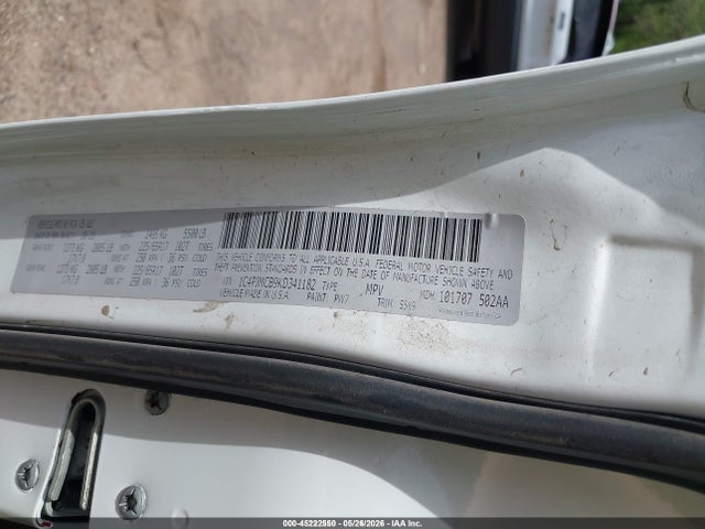 1C4PJMCB9KD341182 Jeep Cherokee Latitude 4x4