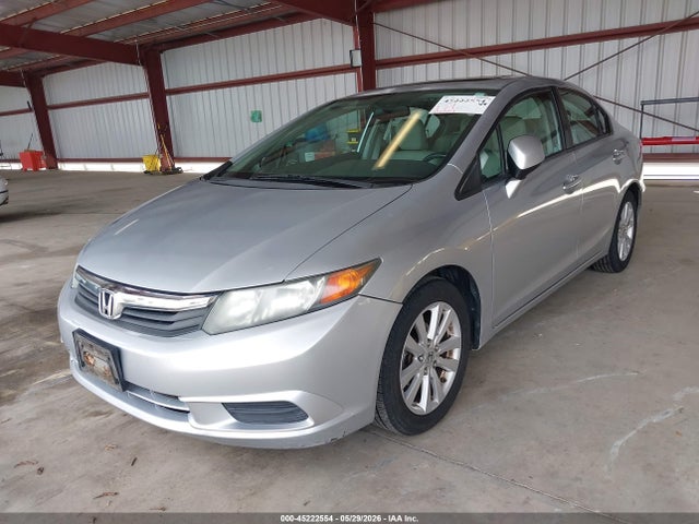 45222554 :رقم المزاد ، 2HGFB2F90CH526541 vin ، 2012 Honda Civic Ex-l مزاد بيع