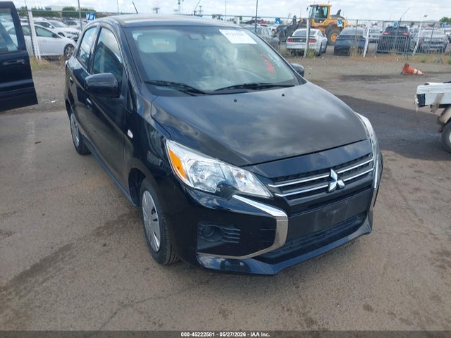 2021 Mitsubishi Mirage Carbonite Edition/es/le მანქანა იყიდება აუქციონზე, vin: ML32AUHJ8MH012739, აუქციონის ნომერი: 45222581