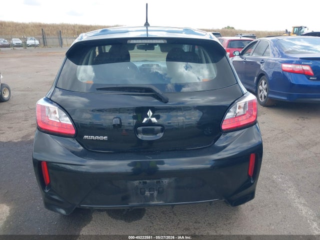 2021 Mitsubishi Mirage Carbonite Edition/es/le მანქანა იყიდება აუქციონზე, vin: ML32AUHJ8MH012739, აუქციონის ნომერი: 45222581