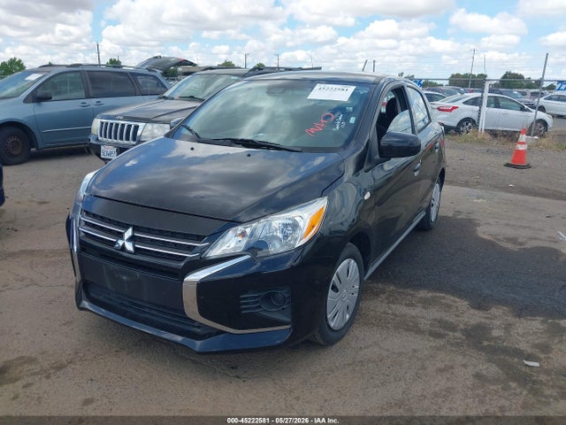 2021 Mitsubishi Mirage Carbonite Edition/es/le მანქანა იყიდება აუქციონზე, vin: ML32AUHJ8MH012739, აუქციონის ნომერი: 45222581
