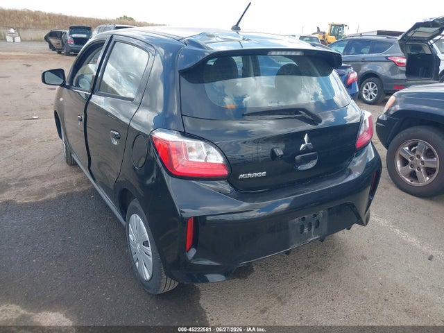 2021 Mitsubishi Mirage Carbonite Edition/es/le მანქანა იყიდება აუქციონზე, vin: ML32AUHJ8MH012739, აუქციონის ნომერი: 45222581