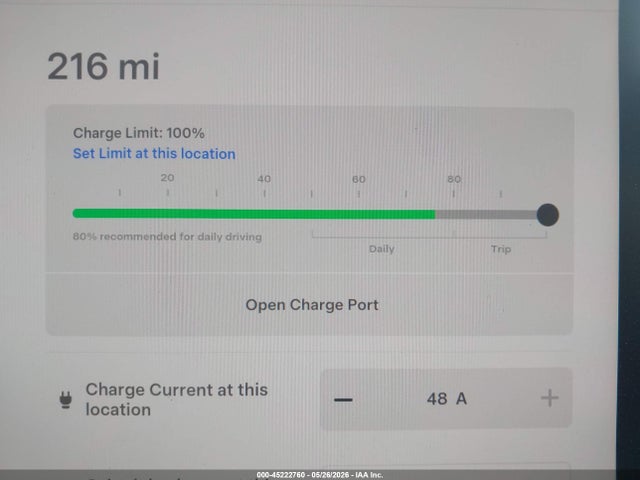 45222760 :رقم المزاد ، 5YJ3E1EB7RF810626 vin ، 2024 Tesla Model 3 Long Range Dual Motor All-wheel Drive مزاد بيع