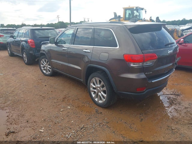 2017 Jeep Grand Cherokee Limited 4x4 მანქანა იყიდება აუქციონზე, vin: 1C4RJFBGXHC799913, აუქციონის ნომერი: 45222774