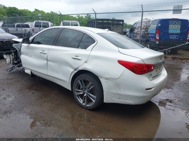 45222843 :رقم المزاد ، JN1BV7AR4EM685641 vin ، 2014 Infiniti Q50 Sport مزاد بيع