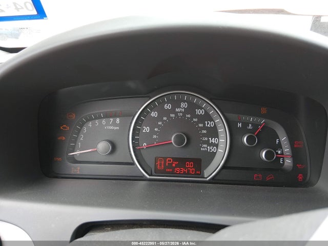 2009 Kia Borrego Lx V6 მანქანა იყიდება აუქციონზე, vin: KNDJH741495026710, აუქციონის ნომერი: 45222951