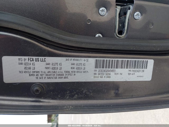 Chrysler 300C 2016 2C3CCAEG2GH248521 Image 9
