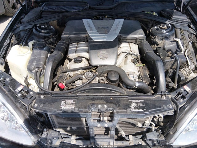 45223079 :رقم المزاد ، WDBNG78J01A189332 vin ، 2001 Mercedes-benz S 600 مزاد بيع