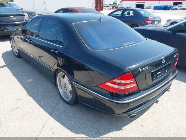 45223079 :رقم المزاد ، WDBNG78J01A189332 vin ، 2001 Mercedes-benz S 600 مزاد بيع