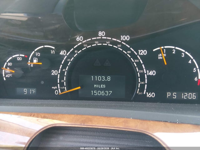 45223079 :رقم المزاد ، WDBNG78J01A189332 vin ، 2001 Mercedes-benz S 600 مزاد بيع
