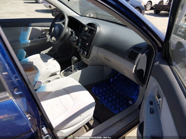 2007 Kia Spectra Ex მანქანა იყიდება აუქციონზე, vin: KNAFE121475481792, აუქციონის ნომერი: 45223115