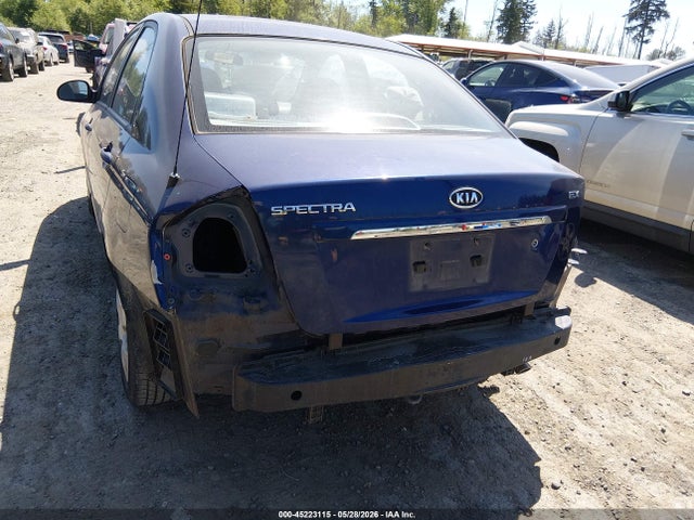 2007 Kia Spectra Ex მანქანა იყიდება აუქციონზე, vin: KNAFE121475481792, აუქციონის ნომერი: 45223115