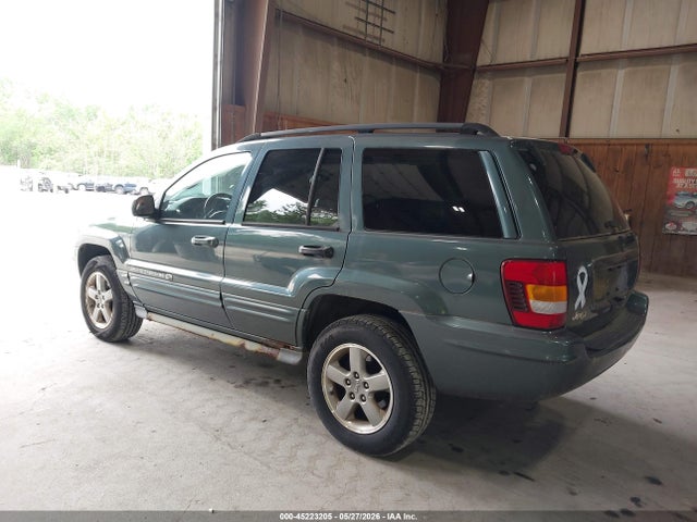 2002 Jeep Grand Cherokee Overland მანქანა იყიდება აუქციონზე, vin: 1J8GW68J02C219256, აუქციონის ნომერი: 45223205