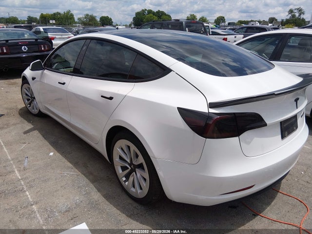 45223352 :رقم المزاد ، 5YJ3E1EB9NF123996 vin ، 2022 Tesla Model 3 Long Range Dual Motor All-wheel Drive مزاد بيع