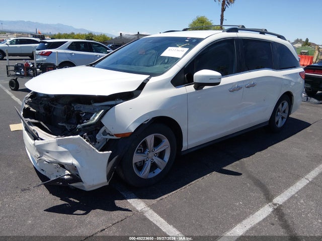 2018 Honda Odyssey Ex მანქანა იყიდება აუქციონზე, vin: 5FNRL6H52JB090417, აუქციონის ნომერი: 45223650