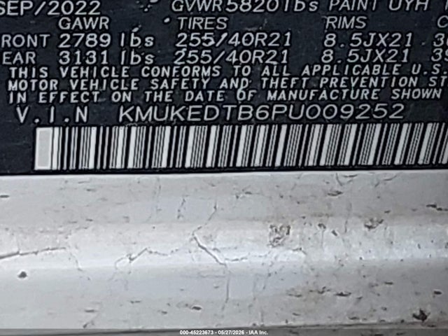 Genesis Gv60 Performance Awd 2023 KMUKEDTB6PU009252 Image 9