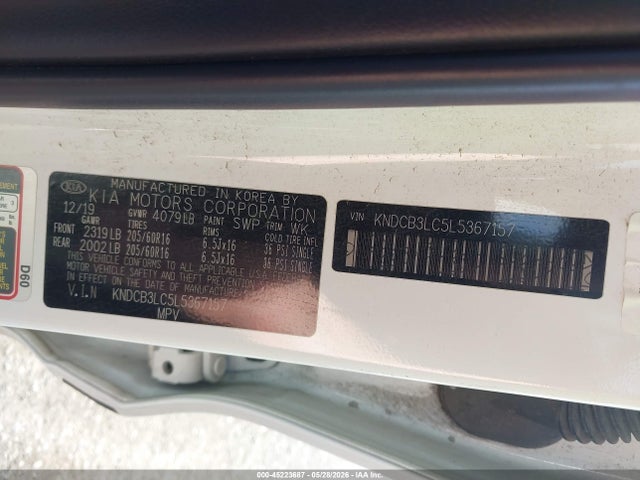 KIA NIRO LX 2020 KNDCB3LC5L5367157 Image 9