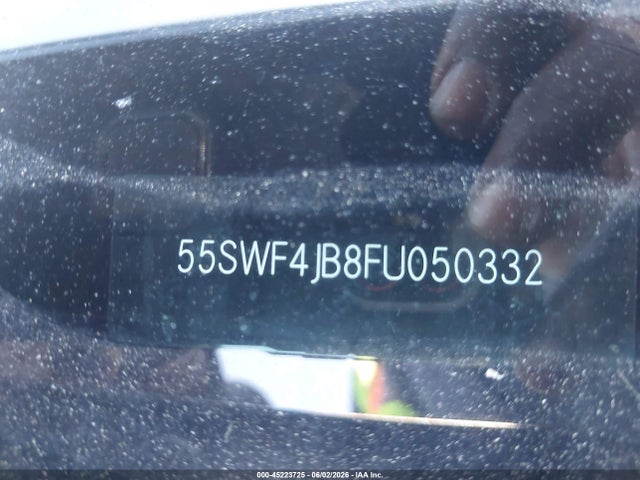 45223725 :رقم المزاد ، 55SWF4JB8FU050332 vin ، 2015 Mercedes-benz C 300 مزاد بيع