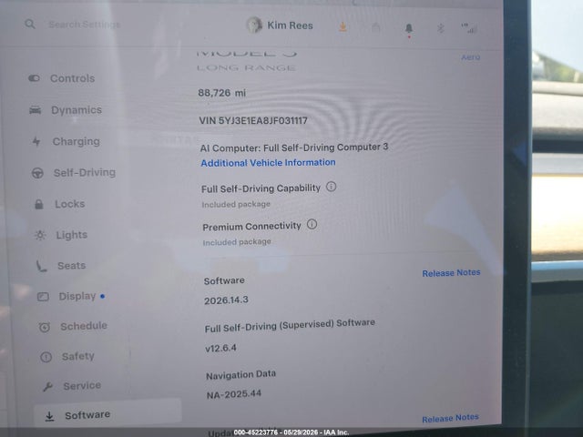 Tesla Model 3 Long Range/mid Range 2018 5YJ3E1EA8JF031117 Image 7