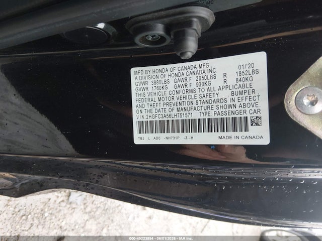 2HGFC3A56LH751571 Honda CIVIC SI COUPE