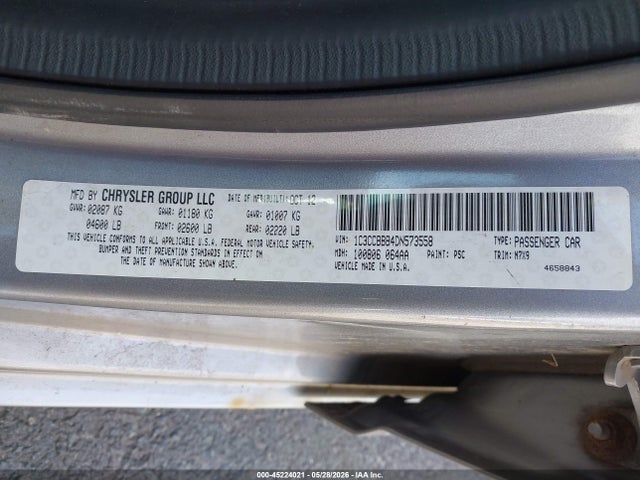 Aukcja sprzedaży 2013 Chrysler 200 Touring, vin: 1C3CCBBB4DN573558, numer aukcji: 45224021