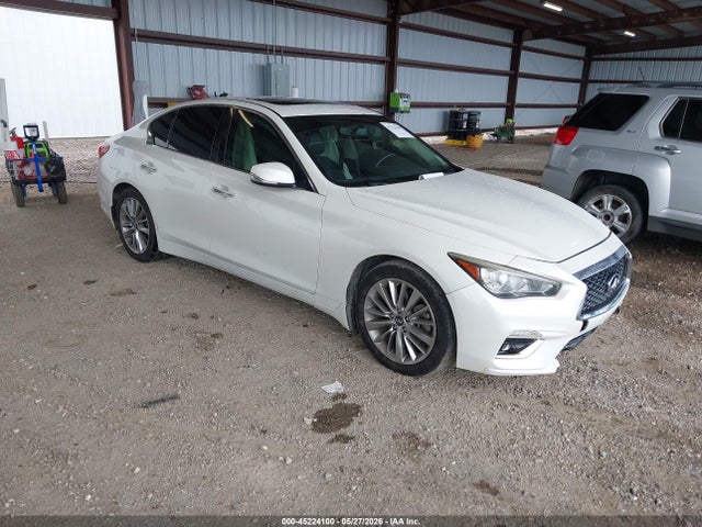 Продажа на аукционе авто 2018 Infiniti Q50 3.0t Luxe, vin: JN1EV7AP0JM350768, номер лота: 45224100