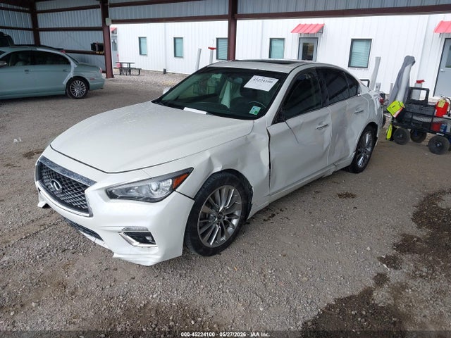 Продажа на аукционе авто 2018 Infiniti Q50 3.0t Luxe, vin: JN1EV7AP0JM350768, номер лота: 45224100