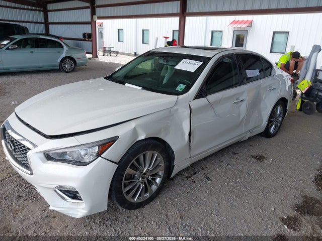 Продажа на аукционе авто 2018 Infiniti Q50 3.0t Luxe, vin: JN1EV7AP0JM350768, номер лота: 45224100