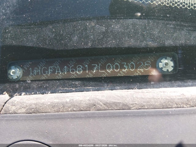 Aukcja sprzedaży 2007 Honda Civic Ex, vin: 1HGFA16817L003025, numer aukcji: 45224200