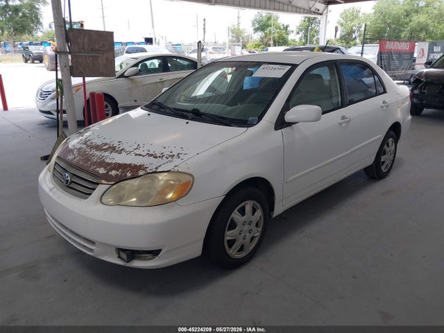 45224209 :رقم المزاد ، 1NXBR32E33Z113085 vin ، 2003 Toyota Corolla Le مزاد بيع