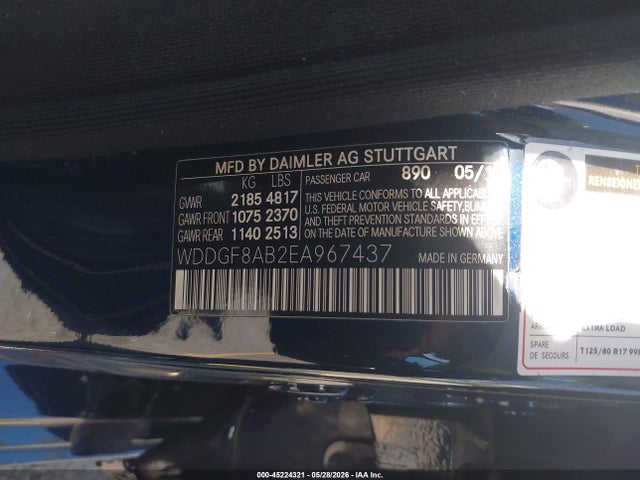 Aukcja sprzedaży 2014 Mercedes-benz C 300 Sport 4matic, vin: WDDGF8AB2EA967437, numer aukcji: 45224321