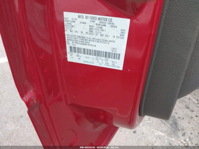 Aukcja sprzedaży 2009 Ford F-150 Stx/xl/xlt, vin: 1FTRX12849FA78318, numer aukcji: 45224338