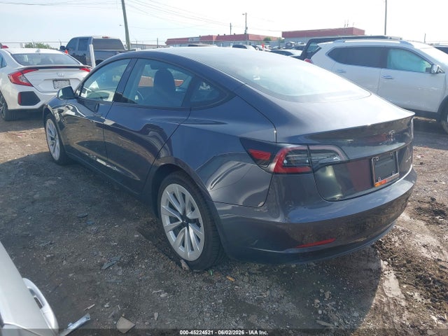 45224521 :رقم المزاد ، 5YJ3E1EB9NF254149 vin ، 2022 Tesla Model 3 Long Range Dual Motor All-wheel Drive مزاد بيع