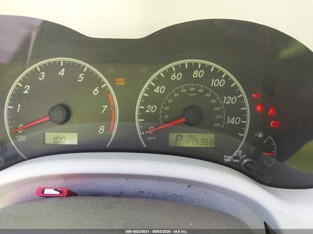 Aukcja sprzedaży 2009 Toyota Corolla Le, vin: 2T1BU40E79C037288, numer aukcji: 45224531