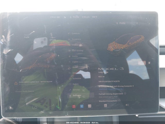 45224558 :رقم المزاد ، 5YJ3E1EA4TF143979 vin ، 2026 Tesla Model 3 Premium Rear-wheel Drive/rear-wheel Drive مزاد بيع