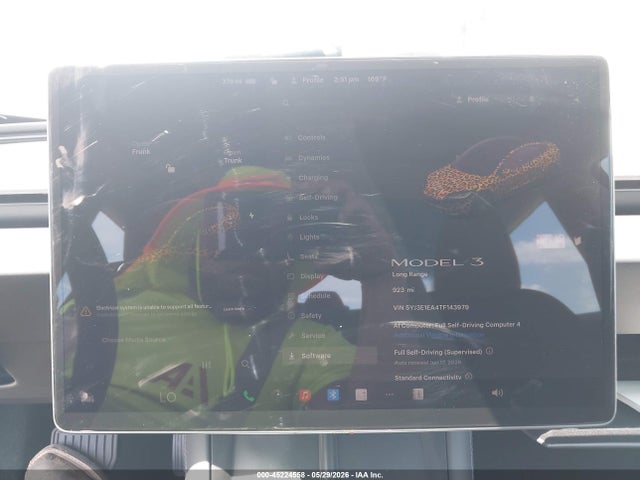 45224558 :رقم المزاد ، 5YJ3E1EA4TF143979 vin ، 2026 Tesla Model 3 Premium Rear-wheel Drive/rear-wheel Drive مزاد بيع