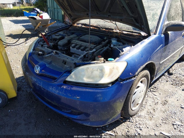2005 Honda Civic Vp მანქანა იყიდება აუქციონზე, vin: 1HGES16315L019218, აუქციონის ნომერი: 45224641