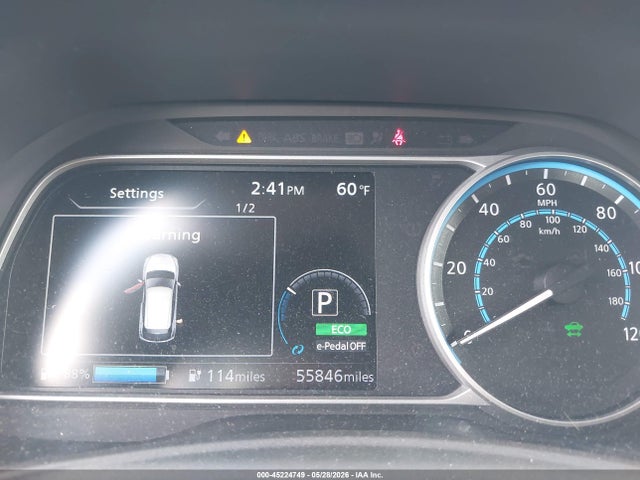 Aukcja sprzedaży 2019 Nissan Leaf S, vin: 1N4AZ1CP7KC300327, numer aukcji: 45224749