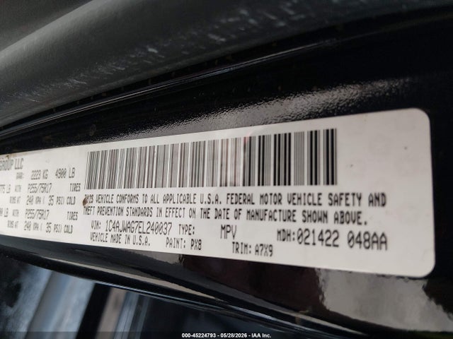 Aukcja sprzedaży 2014 Jeep Wrangler Sport, vin: 1C4AJWAG7EL240037, numer aukcji: 45224793