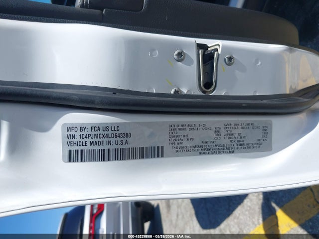 Jeep Cherokee Latitude 4x4 2020 1C4PJMCX4LD643380 Image 9