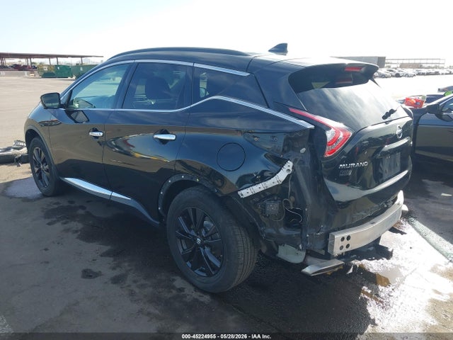 2018 Nissan Murano Sv მანქანა იყიდება აუქციონზე, vin: 5N1AZ2MH6JN163936, აუქციონის ნომერი: 45224955