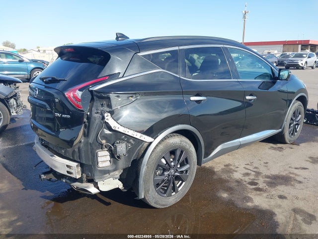 2018 Nissan Murano Sv მანქანა იყიდება აუქციონზე, vin: 5N1AZ2MH6JN163936, აუქციონის ნომერი: 45224955