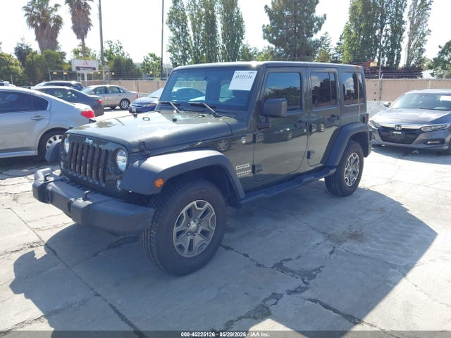 2015 Jeep Wrangler Unlimited Sport მანქანა იყიდება აუქციონზე, vin: 1C4BJWDG8FL627035, აუქციონის ნომერი: 45225126