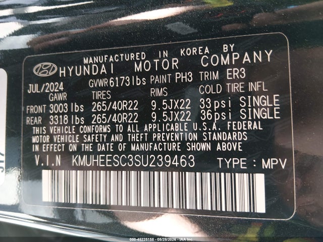 Genesis Gv80 3.5t Prestige Awd 2025 KMUHEESC3SU239463 Image 9