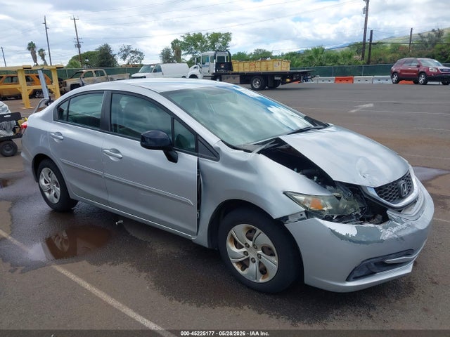 Продаж на аукціоні авто 2013 Honda Civic Lx, vin: 19XFB2F59DE025236, номер лоту: 45225177